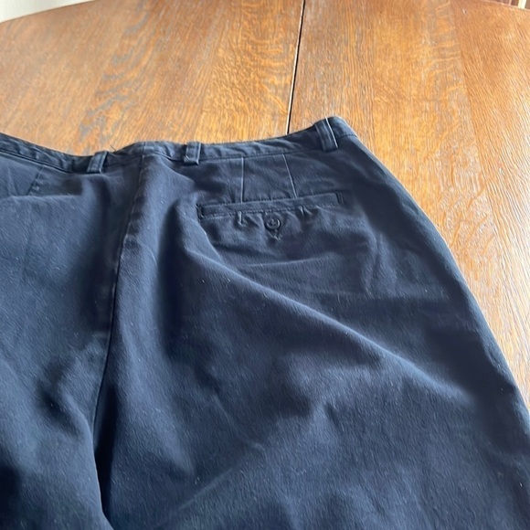Eddie Bauer stretch black jeans size 16 side front pockets back button pocket - Picture 13 of 14